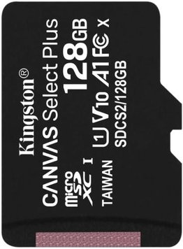 Карта пам'яті microSDXC, 128Gb, Kingston Canvas Select Plus, без адаптера (SDCS2/128GBSP) 5653080 фото