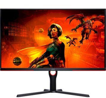 Монітор 31.5" AOC U32G3X/BK, Black/Red 8840790 фото