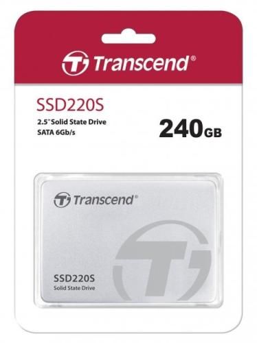 Твердотільний накопичувач SSD 240Gb, Transcend SSD220S, SATA3, 2.5" (TS240GSSD220S) 4276380 фото