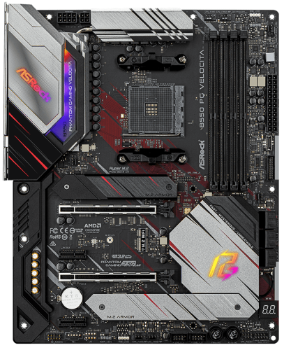 Мат.плата AM4 (B550) ASRock B550 PG Velocita 6186510 фото