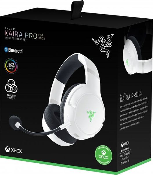 Наушники беспроводные Razer Kaira Pro for Xbox, White (RZ04-03470300-R3M1) 7775010 фото