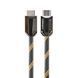 Кабель HDMI - HDMI 5 м Cablexpert Black/Yellow, V2.0, позолоченные коннекторы (CCBP-HDMIPCC-5M) 6225900 фото 1