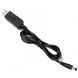 Кабель питания USB 5V - DC 12V (5.5x2.1 мм), Black, 1 м 8649090 фото 2