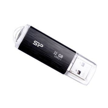 Флеш накопичувач USB 32Gb Silicon Power Blaze B02, Black, USB 3.2 Gen 1 (SP032GBUF3B02V1K) 4851000 фото