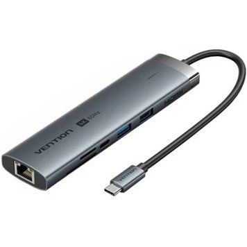 Хаб USB Vention 9-in-1, Grey (TGVHB) 9681510 фото