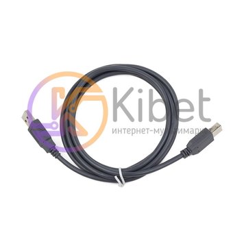Кабель USB - USB BM 1.8 м Cablexpert Grey, профессиональная серия (CCP-USB2-AMBM 4036770 фото