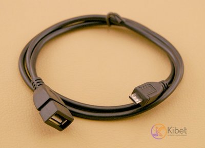 Кабель USB 2.0 - 0.8м AF Micro 5P OTG ATcom, удлинитель, черный 2883120 фото