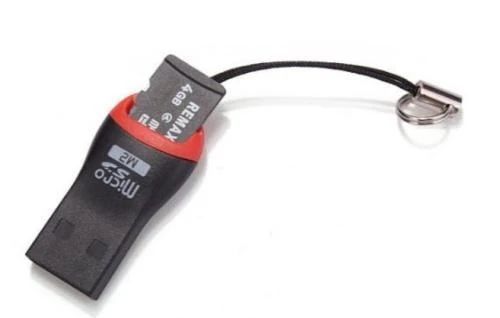 Кардридер USB STLab U-374, Black/Red 8065230 фото
