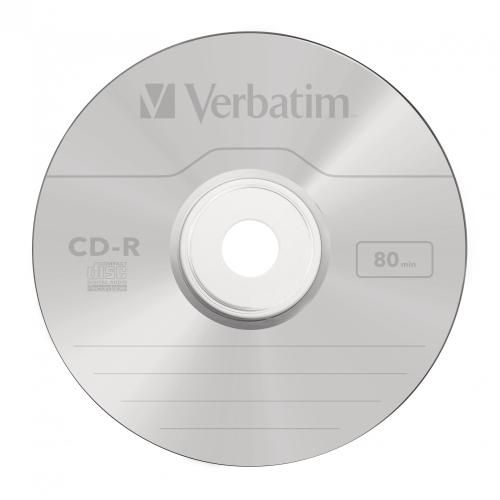 Диск CD-R Jewel Case, Verbatim "Music", 80 min, 16x, 10 шт (43365) 4029690 фото