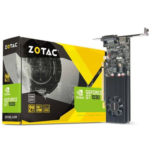 Видеокарта GeForce GT1030, Zotac, 2Gb GDDR5, 64-bit (ZT-P10300A-10L) 4569240 фото