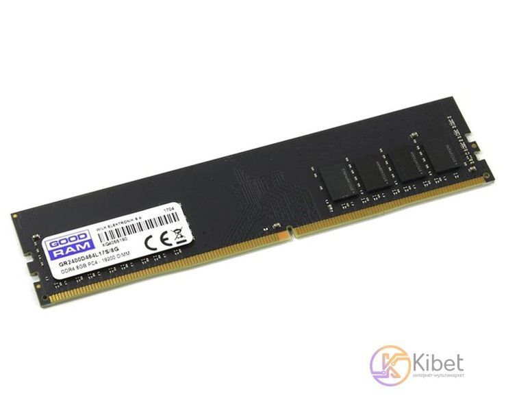 Модуль памяти 8Gb DDR4, 2400 MHz, Goodram, 15-15-17, 1.2V (GR2400D464L17S 8G) 4551960 фото