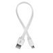 Кабель USB - micro USB 0.25 м ColorWay White (CW-CBUM-MUM25W) 4485750 фото 1