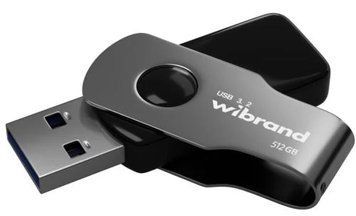 Флеш накопитель USB 512Gb Wibrand Lizard,Black , USB 3.2 Gen 1 (WI3.2/LI512P9B) 8704200 фото