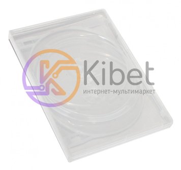 Box DVD CD (13.5 мм х 19 мм) на 4 диска, 14 mm, 1 шт, суперпрозрачный 4003860 фото
