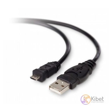 Кабель USB - micro USB 0.8 м ATcom Black 1892820 фото