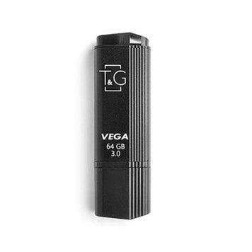 Флеш накопитель USB 64Gb T&G Vega TG121, Black, USB 3.0 (TG121-64GB3BK) 9533430 фото