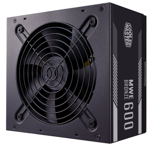 Блок живлення 600W, Cooler Master MWE 600 Bronze - V2, Black, 80+ BRONZE (MPE-6001-ACAAB-EU) 6464700 фото