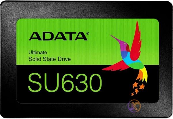 Твердотільний накопичувач 240Gb, ADATA Ultimate SU630, SATA3, 2.5', 3D QLC, 520/450 MB/s (ASU630SS-240GQ-R) 5147370 фото