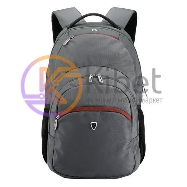 Рюкзак для ноутбука 16' Sumdex PON-391GY, Grey, полиэстер, 27.3 x 40 x 3.8 см 4767210 фото
