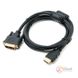 Кабель HDMI - DVI 1.5 м Extradigital Black, позолочені конектори (KBH1684) 4779270 фото 3