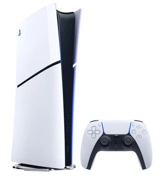 Ігрова приставка Sony PlayStation 5 Slim Digital Edition (Fortnite Cobalt Star Bundle), White 8964570 фото