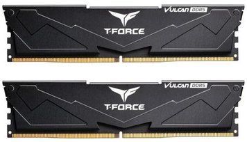 Пам'ять 16Gb x 2 (32Gb Kit) DDR5, 6000 MHz, Team T-Force Vulcan, Black (FLBD532G6000HC38GDC01) 8790840 фото