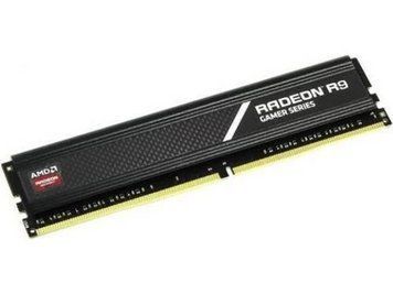 Пам'ять 16Gb DDR4, 3200 MHz, AMD Radeon R9 Gamer, Black (R9416G3206U2S-U) 5452680 фото