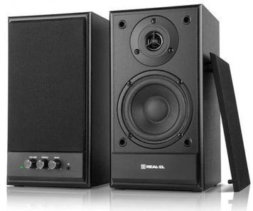 Колонки 2.0 REAL-EL S-305 Black 8386860 фото