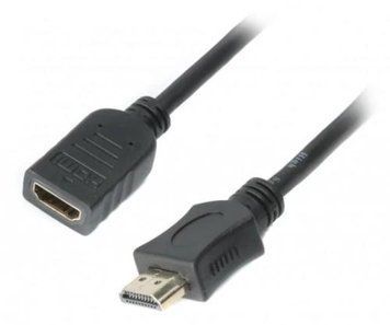 Кабель HDMI (M) - HDMI (F), 0.5 м, Black, Cablexpert, V2.0 (CC-HDMI4X-0.5M) 5629500 фото