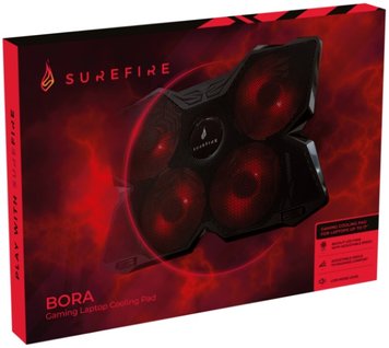 Підставка для ноутбука до 17" SureFire "Bora", Black (48819) 6790740 фото