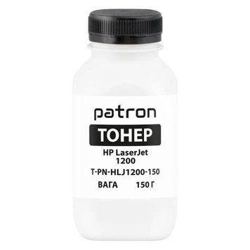 Тонер HP LJ 1200/1000/1300, Canon MF3110/LBP3200, 150 г, Patron (PN-HLJ1200-150) 344940 фото