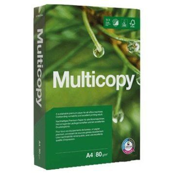 Бумага А4 Multicopy, 80 г/м&sup2;, 500 л, Class A 9190530 фото