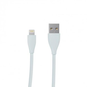 Кабель USB - Lightning 1 м Maxxter Grey, 2.4А, преміум (UB-L-USB-01MG) 5529810 фото