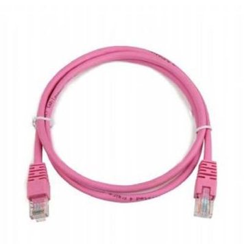 Патч-корд 0.5 м, UTP, Pink, Cablexpert, литий, RJ45, кат.5е (PP12-0.5M/RO) 4037400 фото