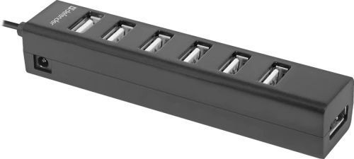 Хаб USB Defender Quadro Swift, Black (83203) 6162090 фото
