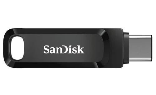 Флеш накопичувач USB 128Gb SanDisk Ultra Dual Go, Black, Type-C / USB 3.2 Gen 1 (SDDDC3-128G-G46) 7882080 фото
