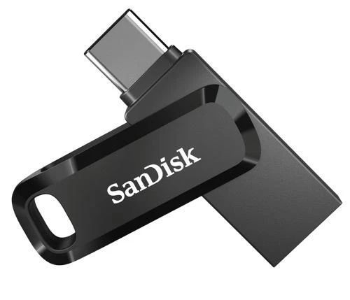 Флеш накопичувач USB 128Gb SanDisk Ultra Dual Go, Black, Type-C / USB 3.2 Gen 1 (SDDDC3-128G-G46) 7882080 фото