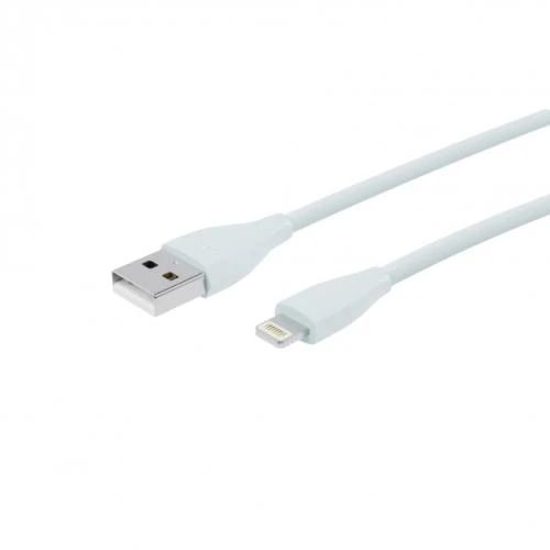 Кабель USB AM - Lightning, 1 м, Grey, Maxxter, 2.4A (UB-L-USB-01MG) 5529810 фото