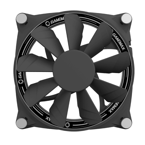 Вентилятор 120 мм, GameMax Big Bowl, 120х120х25 мм, ARGB підсвічування (GMX-12-RBB) 6397620 фото