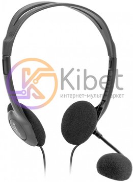 Навушники Defender Aura 102, Black, 2x3.5-мм, мікрофон, регулятор гучності на кабелі, 32 Ом, 85 дБ, 1.8 м (63102) 3969390 фото