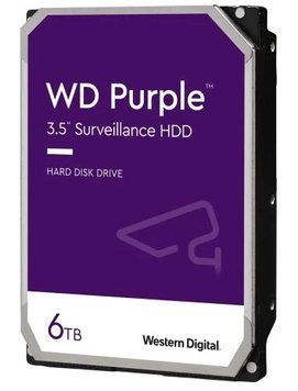 Жорсткий диск 3.5" 6Tb Western Digital Purple, SATA3, 256 Мб, 5400 об/хв (WD64PURZ) 7956330 фото