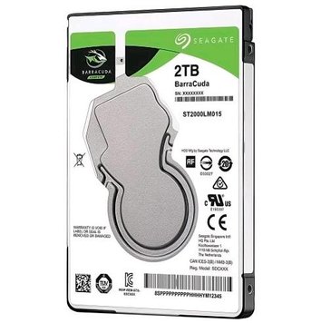 Жорсткий диск 2.5" 2Tb Seagate BarraCuda, SATA3, 128Mb, 5400 rpm (ST2000LM015) 4874700 фото