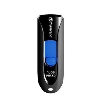 Флеш накопичувач USB 16Gb Transcend JetFlash 790, Black/Blue, USB 3.1 Gen 1 (TS16GJF790K) 6014160 фото