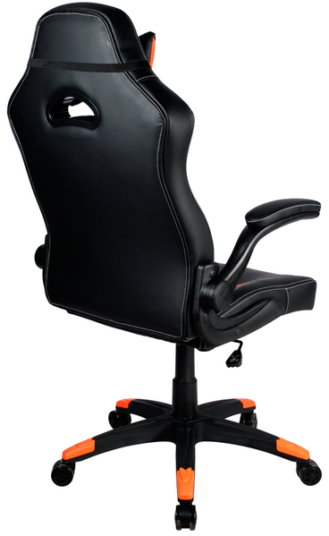 Ігрове крісло Canyon Vigil, Black/Orange, еко-шкіра, обертання на 360° (CND-SGCH2) 6112410 фото