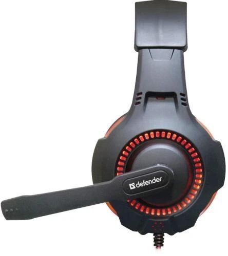 Навушники Defender Warhead G-450 USB, Black/Red (64146) 6142590 фото