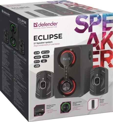 Колонки Defender Eclipse Black (65593) 8930850 фото