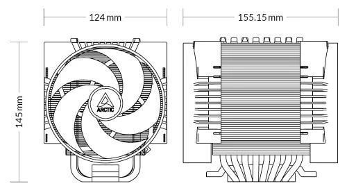 Кулер для процесора Arctic Freezer 4U-M (ACFRE00133A) 8365590 фото