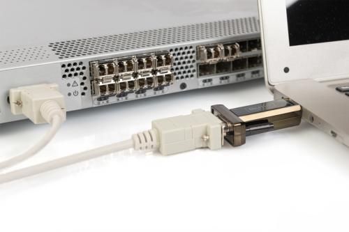 Конвертер USB 2.0 (F) - COM (RS232) (M), Digitus, 80 см, чіпсет FTDI (DA-70156) 5778120 фото
