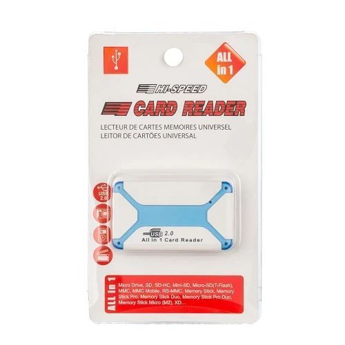 Кардридер USB Atcom TD2070, White/Blue (10770) 6817770 фото