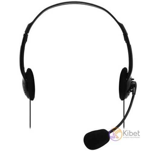 Навушники Defender Aura 102, Black, 2x3.5-мм, мікрофон, регулятор гучності на кабелі, 32 Ом, 85 дБ, 1.8 м (63102) 3969390 фото